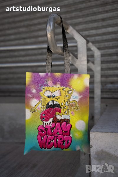 Памучна чанта с печат, снимка 1