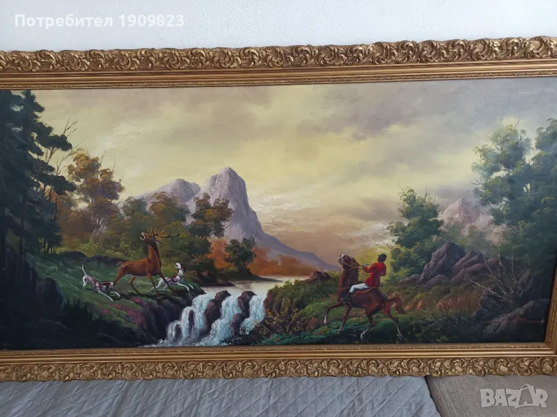 Огромна маслена картина , снимка 1