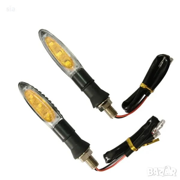 Мигачи за мотор, диодни, 12V, снимка 1