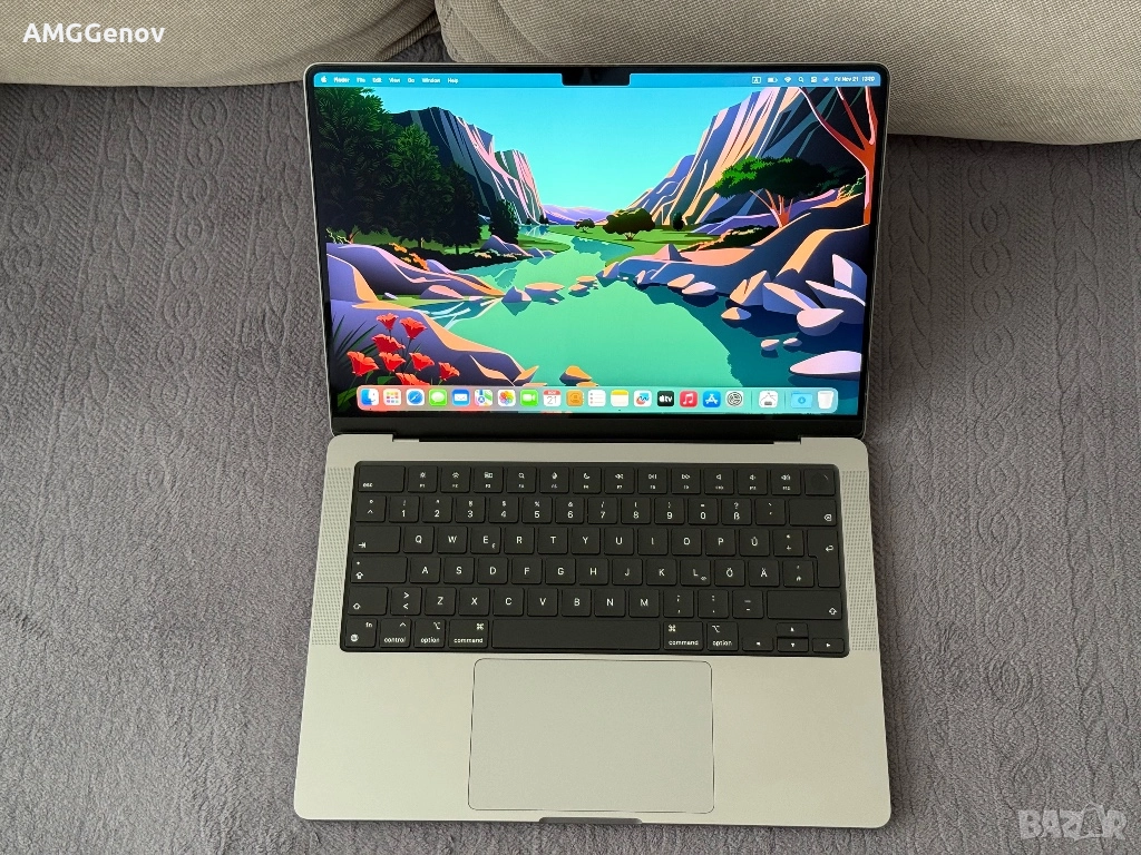 Нов 99% Battery Macbook Pro 14’ M1 Pro 2021/16GB Ram/512GB SSD, снимка 1