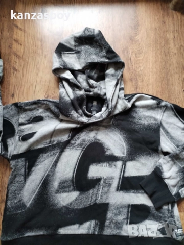 g-star sprayed letters loose hdd sw wmn - страхотно дамско горнище КАТО НОВО М модел-2025, снимка 2 - Блузи с дълъг ръкав и пуловери - 52886719