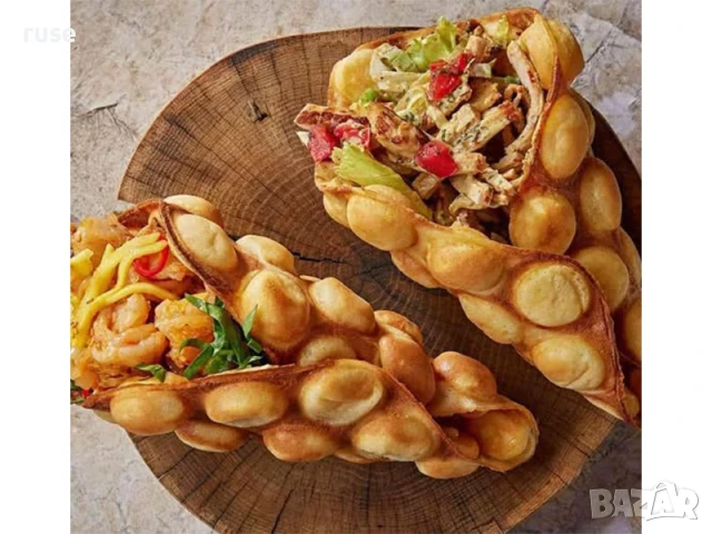 НОВИ! Гофретник Bubble Waffle Princess 1000W, снимка 12 - Гофретници - 50734937