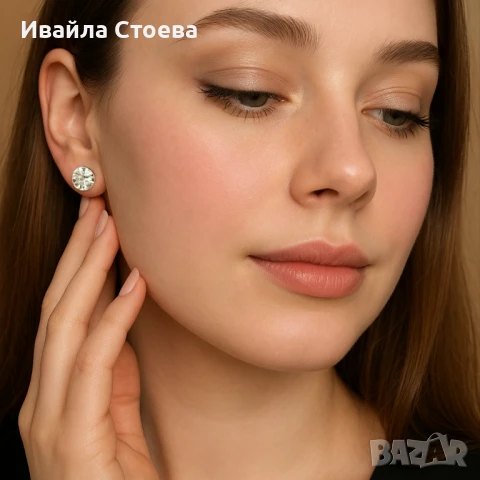 Дамски обеци😍, снимка 3 - Обеци - 50759217