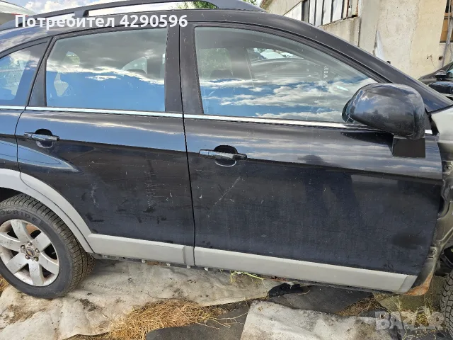 Врата дясна предна задна за Chevrolet Captiva / Шевролет Каптива черна 