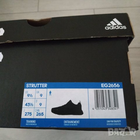 Оригинални маратонки Adidas Strutter Black номер 43и1/3, снимка 11 - Маратонки - 40755969