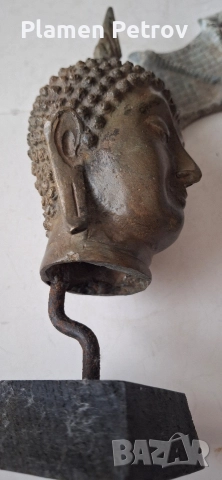 Стара бронзова патица и Буда, снимка 13 - Антикварни и старинни предмети - 47813418