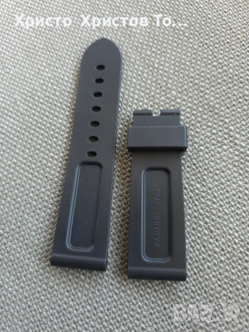 Каишка за Panerai 24 mm, снимка 3 - Каишки за часовници - 53846206