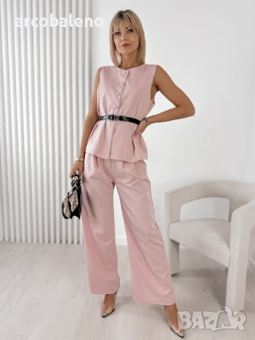 Елегантен дамски комплект от две части KASTILLA, 2цвята , снимка 7 - Комплекти - 50931720