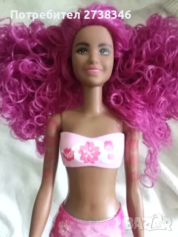 Барби русалка , снимка 3 - Кукли - 49970767