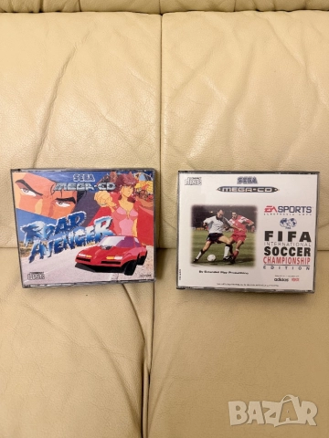 SEGA Mega Drive + Mega-CD II | Пълен комплект | Кутия | Игри, снимка 6 - Други игри и конзоли - 52956573