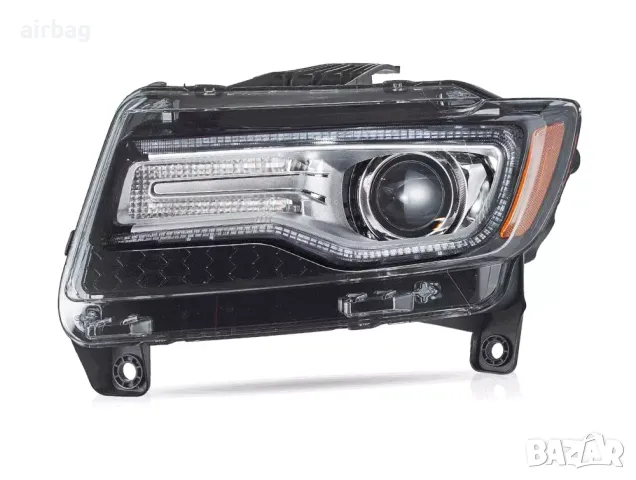 Комплект фарове Jeep Grand Cherokee FULL LED DRL WK2 2010 - 13г., снимка 2 - Части - 47328618