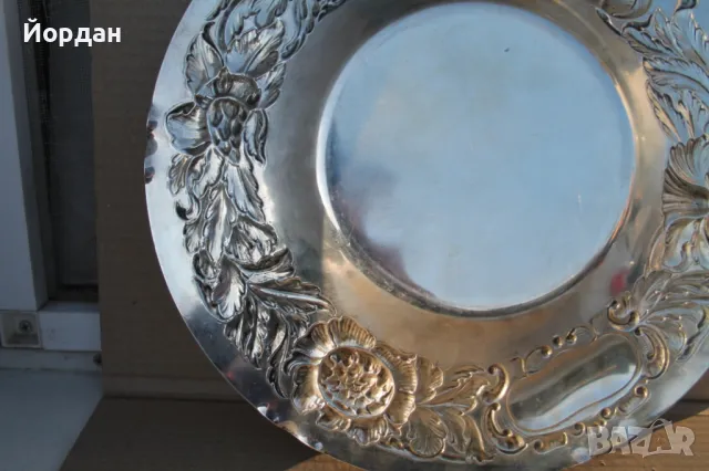 Сребърна фруктиера, снимка 12 - Антикварни и старинни предмети - 49575986