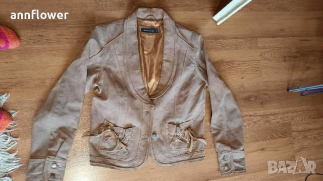 Кожено яке-сако Momentum M, снимка 1