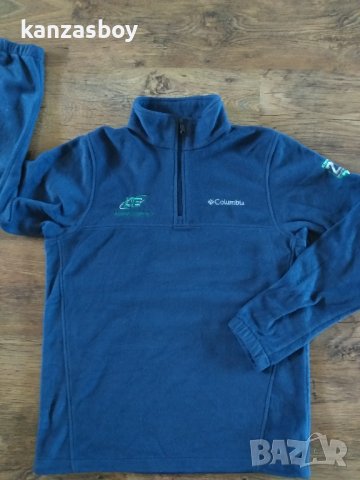 COLUMBIA Men's Half Zip Fleece - страхотен мъжки полар КАТО НОВ, снимка 5 - Спортни дрехи, екипи - 42554107