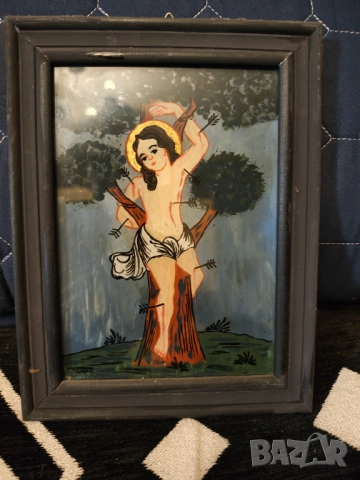 Картина найвизъм върху стъкло 