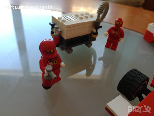 Конструктор Лего - Lego Ferrari -  8673 - Ferrari F1 Fuel Stop, снимка 4 - Колекции - 36039986