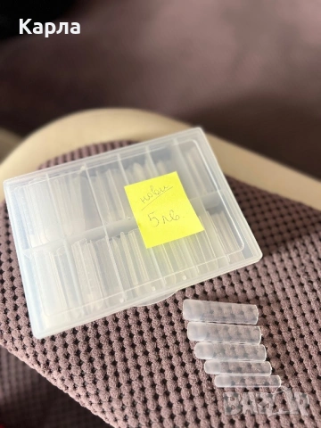 Пластмасови фирми за нокти, снимка 6 - Продукти за маникюр - 53401873