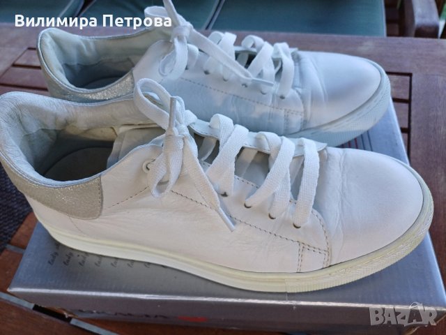 Дамски кецове от естествена кожа-39 номер, снимка 3 - Кецове - 41815944