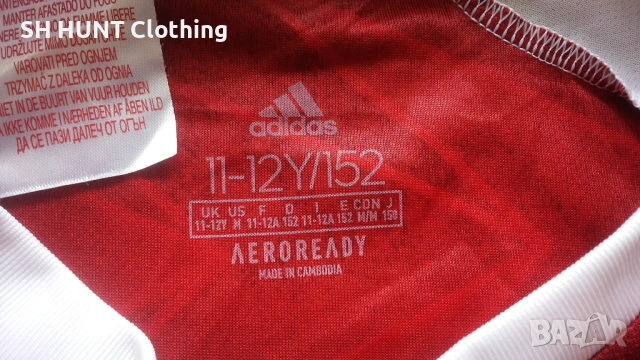 Adidas FC ARSENAL Kids Football T-Shirt Размер 11-12 г / 152 см детска футболна тениска 7-66, снимка 13 - Детски тениски и потници - 53126636