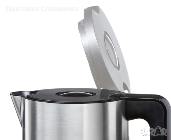 Електрическа кана Bosch TWK8613P, 1.5 л, 2400W, Черен, снимка 8 - Кани - 52404517