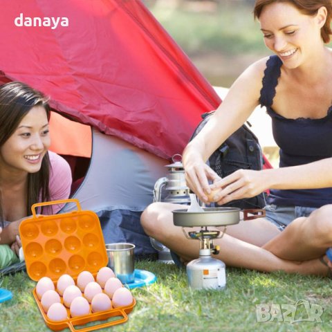 4532 Кутия за съхранение на яйца с дръжка, снимка 2 - Органайзери - 44479268