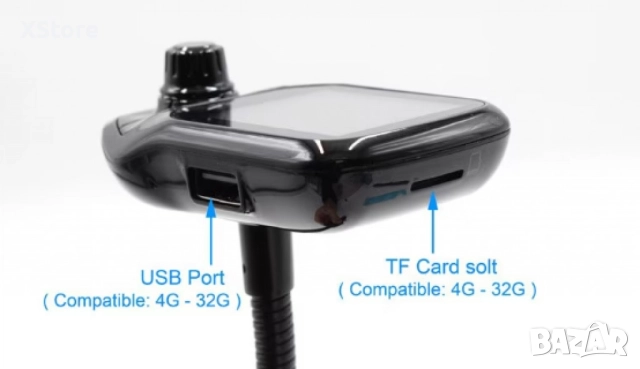 Bluetooth FM трансмиттер за автомобил с микрофон, снимка 9 - Аксесоари и консумативи - 52458674
