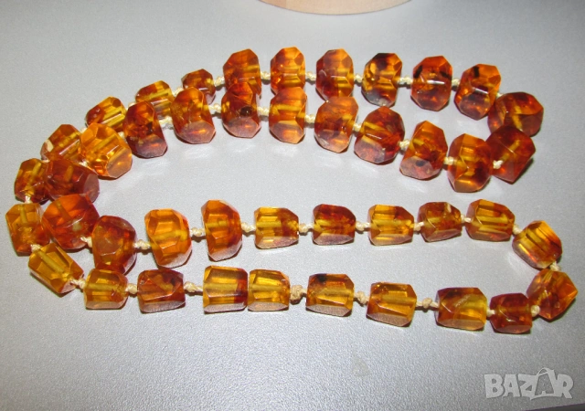 Голям гердан от натурален руски кехлибар, снимка 3 - Колиета, медальони, синджири - 53295104