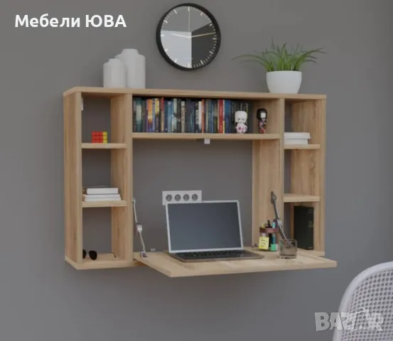 Бюро- етажерка за стена, снимка 1