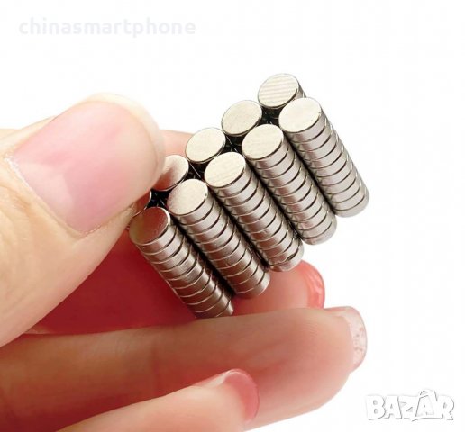 Неодимов МАГНИТ 5x2mm N52, magnit, neodimov, магнити, magniti, снимка 2 - Други машини и части - 38975275