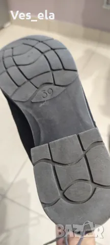 черни велурени боти, снимка 6 - Дамски боти - 49260923