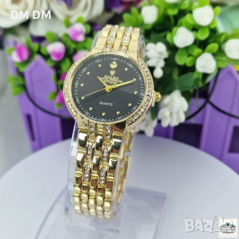 Дамски часовник ROLEX – 18k позлата, медицинска стомана 