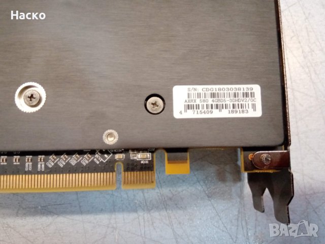 Видеокарта Powercolor RX580 4GB, снимка 3 - Видеокарти - 41674718