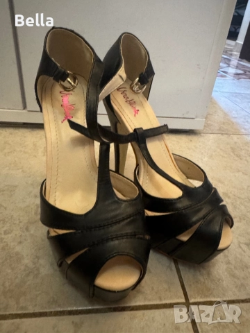 Обувки на ток, снимка 3 - Дамски обувки на ток - 52063455