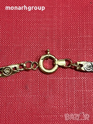 Златна гривна , снимка 4 - Гривни - 53747979