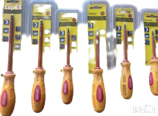 Отвертки изолирани прави и кръстати