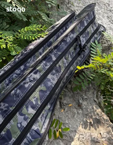 твърди калъфи за съхранение и транспортиране на три броя въдици , снимка 8 - Екипировка - 48939496