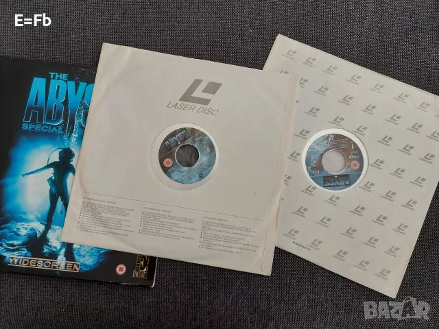 Продавам филма Бездната / The Abyss на Laserdisc, снимка 5 - Други жанрове - 55741338