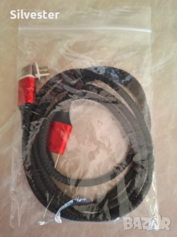 USB кабел с магнитни пинчета 2 броя, чисто нов , снимка 11 - USB кабели - 52425901