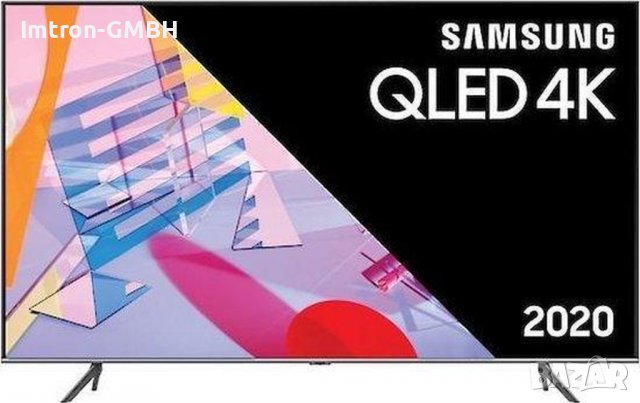 Телевизор Samsung Series 6 QE55Q64TAS 139,7 см (55") 4K Ultra HD Smart TV Wi-Fi Сив, снимка 1 - Телевизори - 39832071