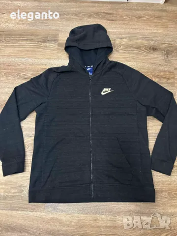 оригинален Nike AV15 Zip Hoody мъжки суичър  Л размер, снимка 1 - Спортни дрехи, екипи - 48548599