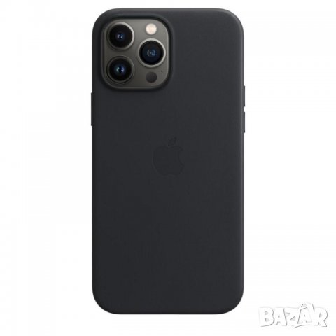 Apple iPhone 13 Pro Max Leather Case with MagSafe - Midnight кейс, снимка 1 - Калъфи, кейсове - 39256819