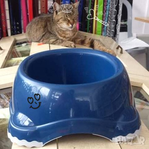 Купички за големи кучета. Купичка за куче. Купичка за голямо куче. Синя купичка. Голяма купичка., снимка 4 - За кучета - 35971292