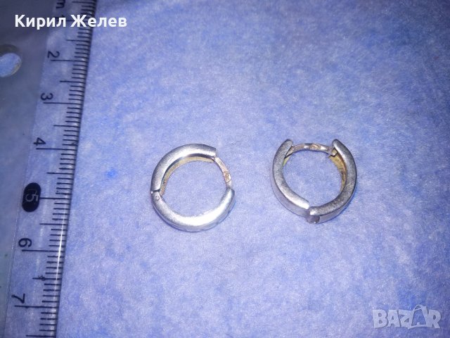 СРЕБЪРНИ РЕТРО СТИЛ ОБЕЧКИ СРЕБРО 925 АНГЛИЯ СТАРИ РЪЧНО ОРНАМЕНТИРАНИ 25260, снимка 4 - Обеци - 39666635