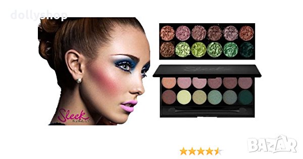 Палитра сенки за очи на Sleek Garden of Eden Palette С Висока Пигментация, снимка 5 - Декоративна козметика - 35708640
