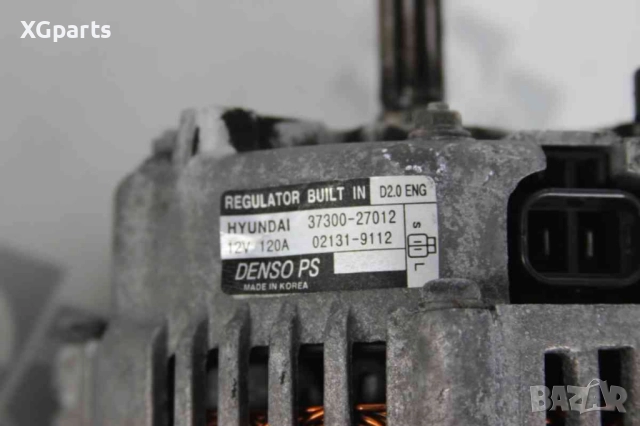  Алтернатор / генератор за Hyundai Santa Fe II 2.2crdi 155 к.с. (2006-2009) 37300-27012, снимка 2 - Части - 52985847