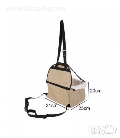ЧАНТА ЗА ПРЕНАСЯНЕ НА ДОМАШНИ ЛЮБИМЦИ И СТОЛЧЕ ЗА КОЛА 2 В 1 - код 1799, снимка 7 - За кучета - 33980308