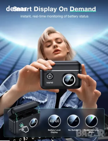 llano 2 броя батерии LP-E10 и 18 W бързо зарядно устройство Canon EOS, снимка 5 - Батерии, зарядни - 49067369