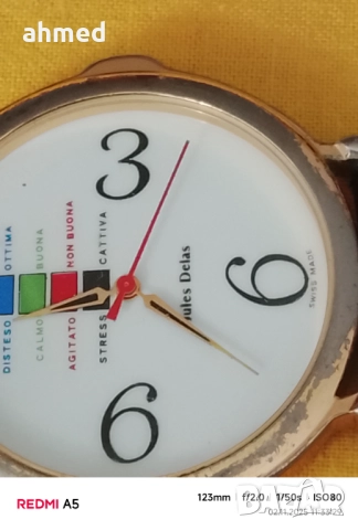 Стар швейцарски часовник raboti pervektno, снимка 4 - Мъжки - 52262260