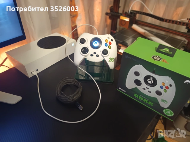 Xbox Series S + контролер Hyperkin Duke, снимка 3 - Xbox конзоли - 53512252