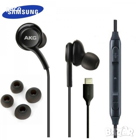 Samsung AKG слушалки с хендсфрии за телефони Type C, снимка 2 - Слушалки, hands-free - 36511613